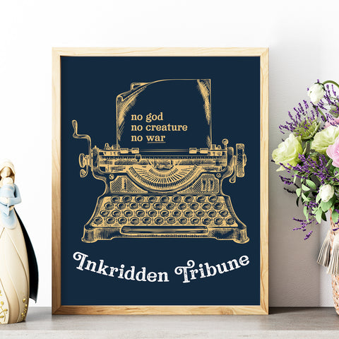 Inkridden Tribune print | Divine Rivals poster