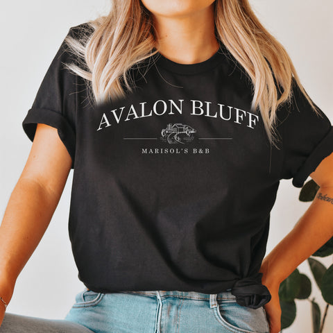 Avalon Bluff Marisol's B&B t-shirt | Divine Rivals