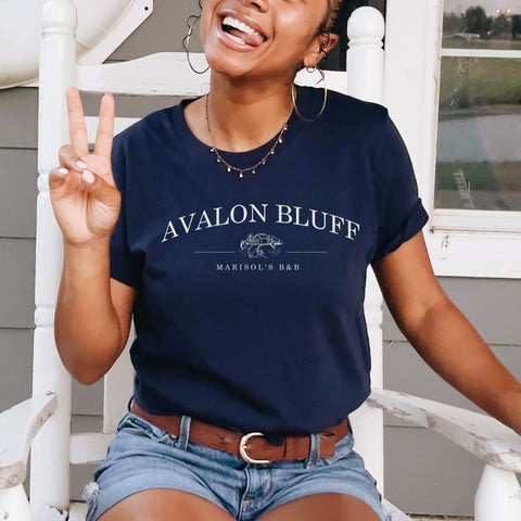 Avalon Bluff Marisol's B&B t-shirt | Divine Rivals