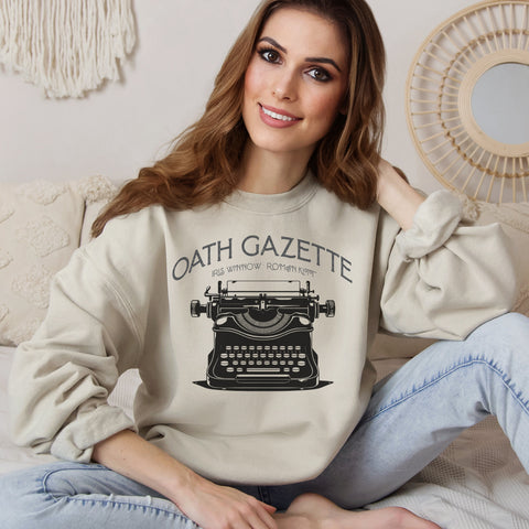 Oath Gazette sweatshirt | Divine Rivals