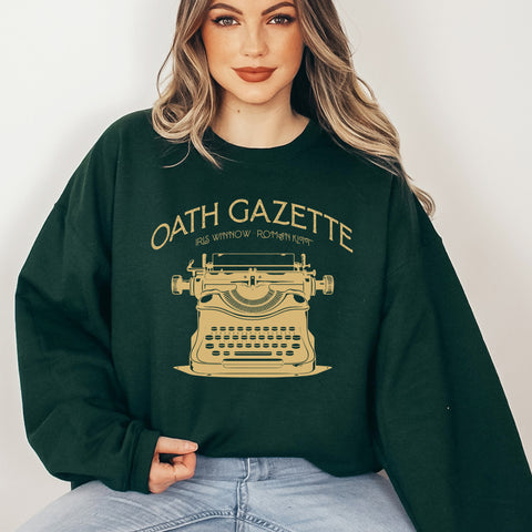 Oath Gazette sweatshirt | Divine Rivals