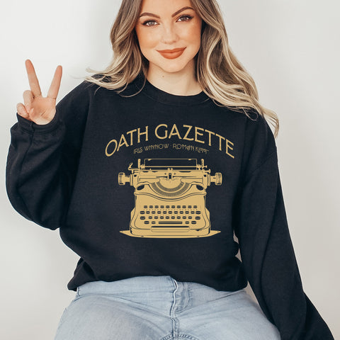 Oath Gazette sweatshirt | Divine Rivals