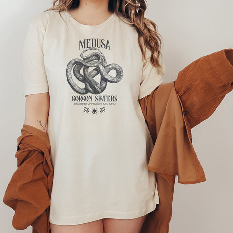 Medusa - Gorgon Sisters Greek Goddess T-Shirt | Greek Mythology