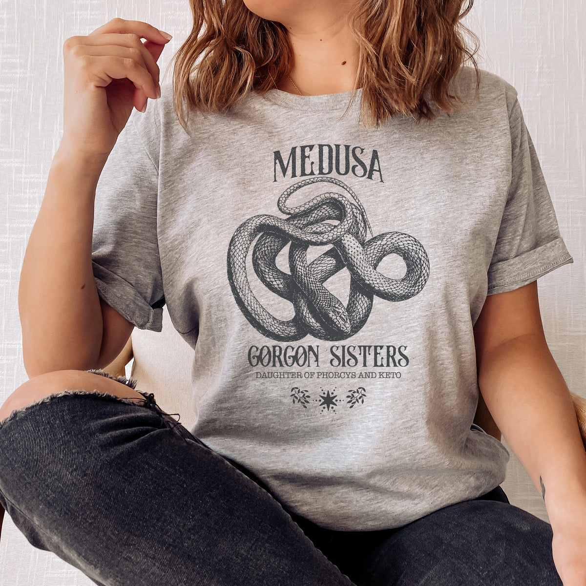 Medusa - Gorgon Sisters Greek Goddess T-Shirt | Greek Mythology