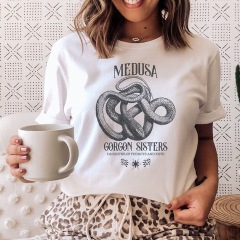 Medusa - Gorgon Sisters Greek Goddess T-Shirt | Greek Mythology