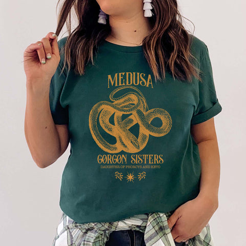 Medusa - Gorgon Sisters Greek Goddess T-Shirt | Greek Mythology