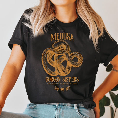 Medusa - Gorgon Sisters Greek Goddess T-Shirt | Greek Mythology