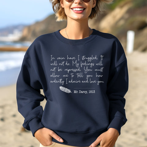 Pride And Prejudice - Elizabeth And Mr Darcy sweatshirt | Jane Austen