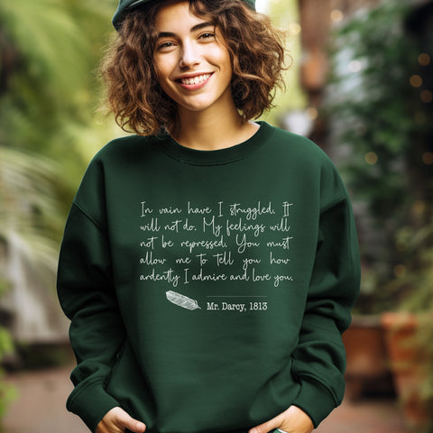 Pride And Prejudice - Elizabeth And Mr Darcy sweatshirt | Jane Austen