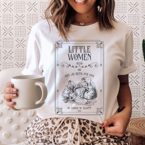 Little Women t-shirt | Jo, Meg, Beth, and Amy by Louisa M Alcott