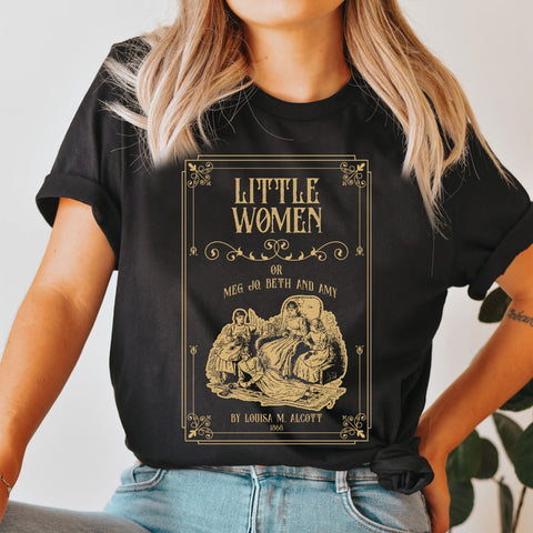 Little Women t-shirt | Jo, Meg, Beth, and Amy by Louisa M Alcott