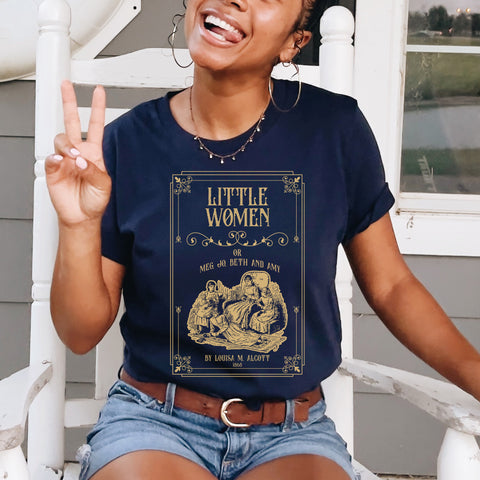 Little Women t-shirt | Jo, Meg, Beth, and Amy by Louisa M Alcott