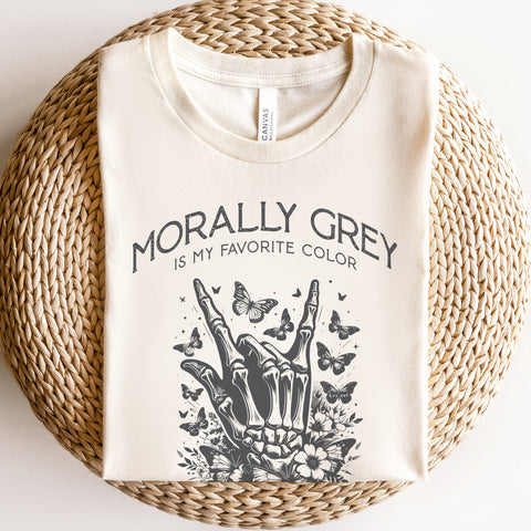 Morally grey t-shirt | Bookish gifts