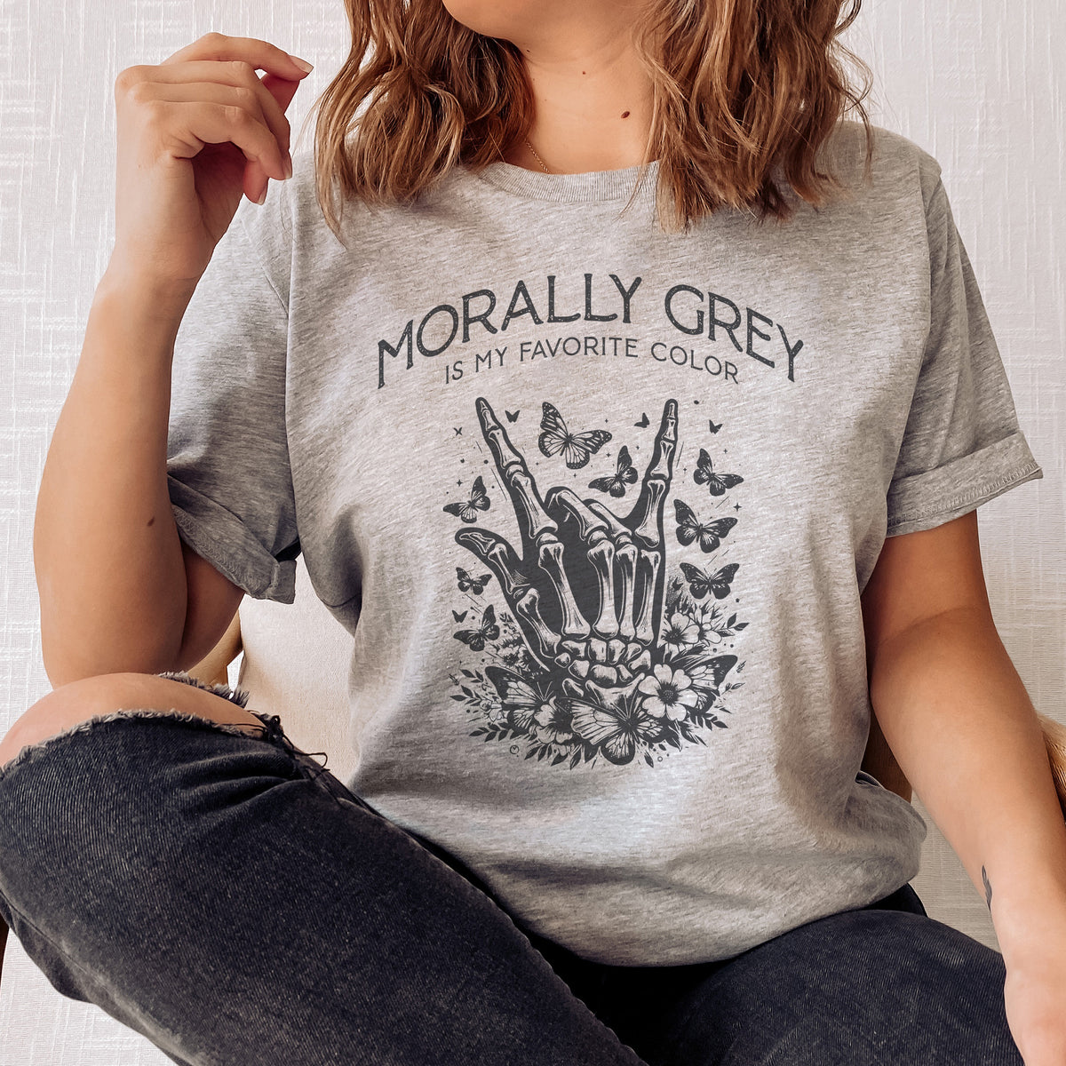 Morally grey t-shirt | Bookish gifts