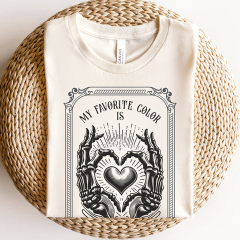 Morally grey heart t-shirt | Bookish gifts