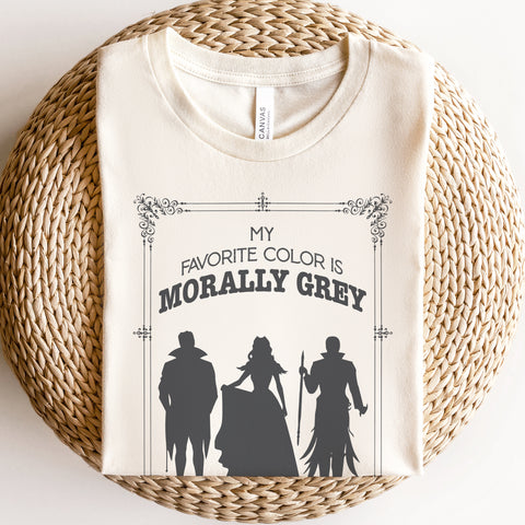 Morally grey spicy reader t-shirt | Bookish gifts