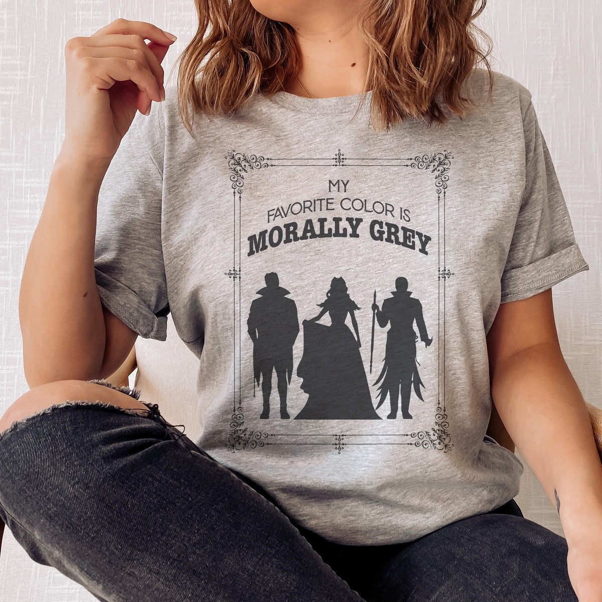 Morally grey spicy reader t-shirt | Bookish gifts