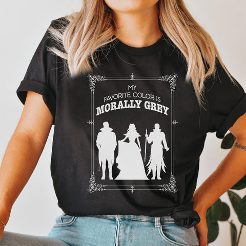 Morally grey spicy reader t-shirt | Bookish gifts