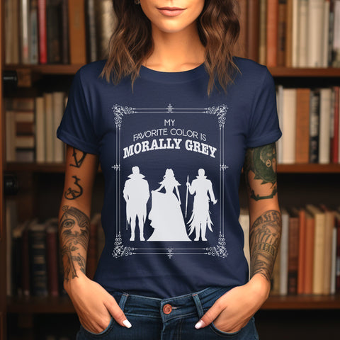 Morally grey spicy reader t-shirt | Bookish gifts