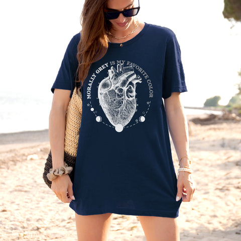 Anatomy of a Morally grey heart t-shirt | Bookish gifts