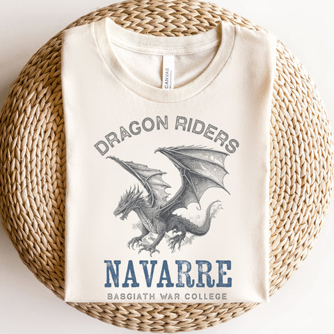 Dragon Riders - Navarre Basgiath War College T-shirt | Fourth Wing