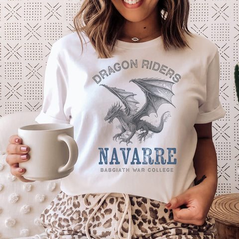 Dragon Riders - Navarre Basgiath War College T-shirt | Fourth Wing