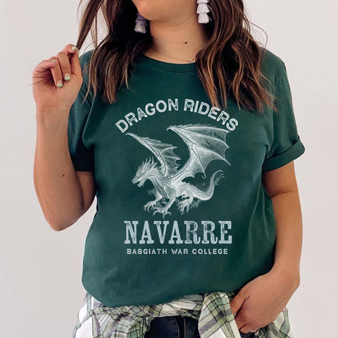 Dragon Riders - Navarre Basgiath War College T-shirt | Fourth Wing