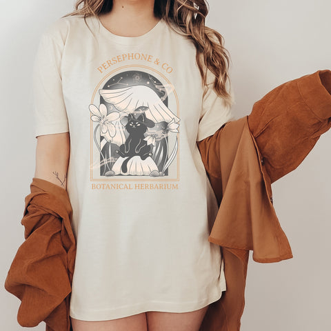 Persephone & Co Botanical Herbarium T-shirt | Hades and Persephone