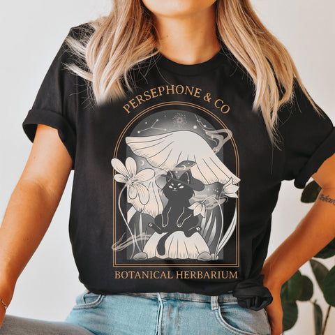 Persephone & Co Botanical Herbarium T-shirt | Hades and Persephone