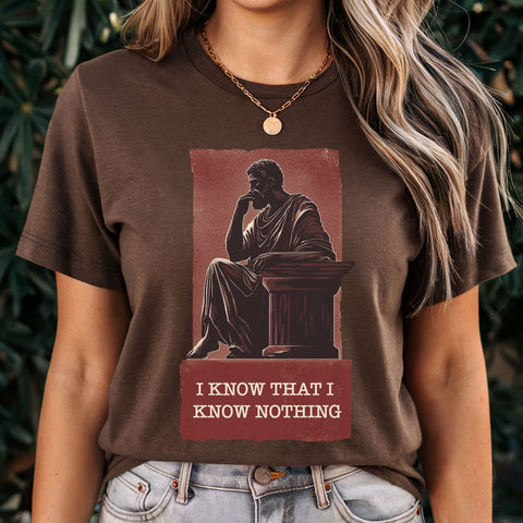 I know nothing | Philosophers collection