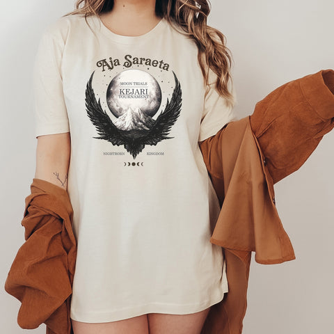 Aja Saraeta t-shirt | Serpent And The Wings Of Night