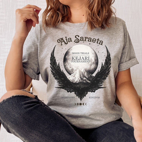 Aja Saraeta t-shirt | Serpent And The Wings Of Night