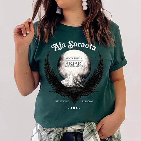 Aja Saraeta t-shirt | Serpent And The Wings Of Night