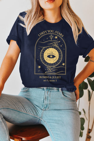 I defy you stars T-Shirt | William Shakespeare