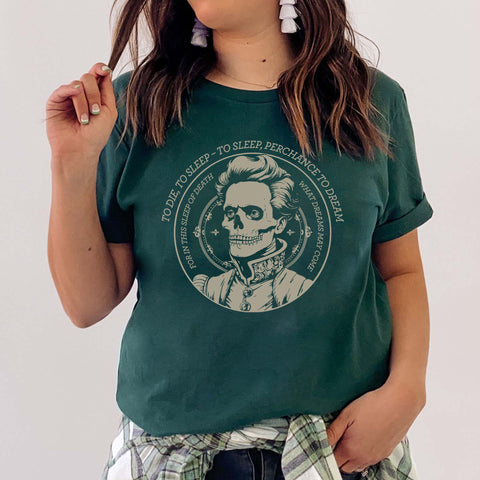 To die, to sleep T-Shirt | William Shakespeare