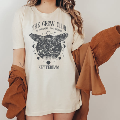 The Crow Club Ketterdam T-Shirt - No Mourners, No Funerals | Six Of Crows