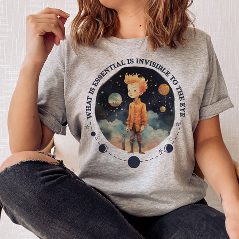 What is essential is invisible to the eye t-shirt | The Little Prince