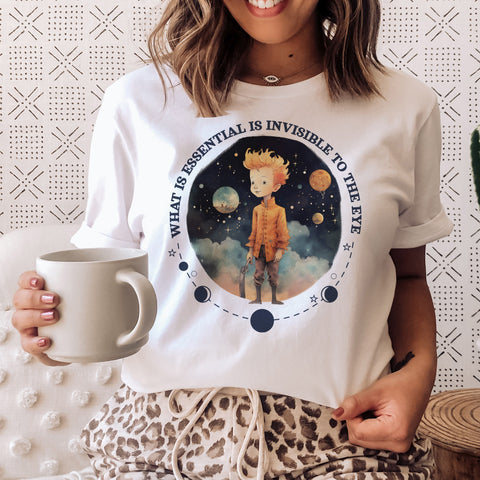 What is essential is invisible to the eye t-shirt | The Little Prince