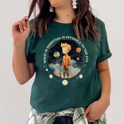 What is essential is invisible to the eye t-shirt | The Little Prince