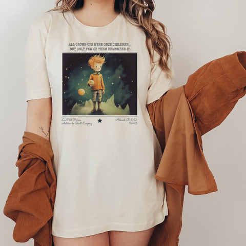 All grown-ups were once children t-shirt | The Little Prince