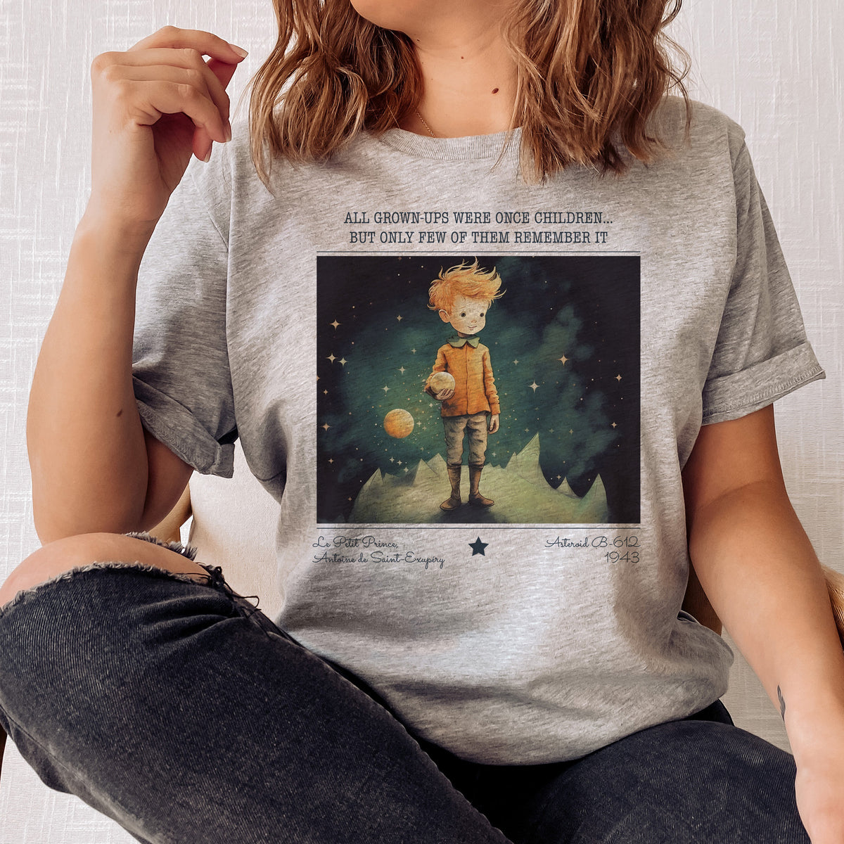 All grown-ups were once children t-shirt | The Little Prince