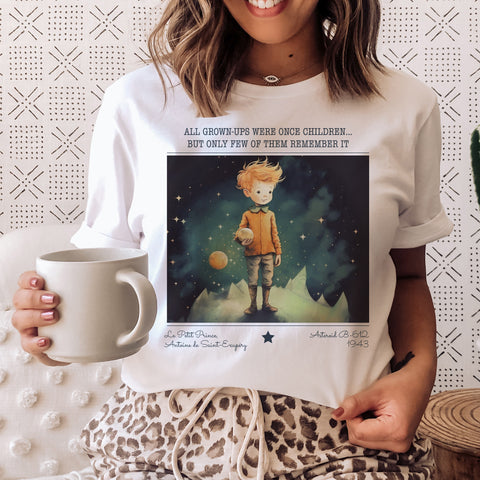 All grown-ups were once children t-shirt | The Little Prince