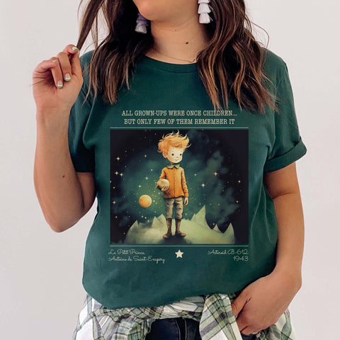 All grown-ups were once children t-shirt | The Little Prince