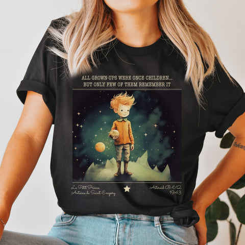 All grown-ups were once children t-shirt | The Little Prince