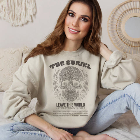 The Suriel - leave this world sweatshirt | Acotar - A Court of Thorn and roses