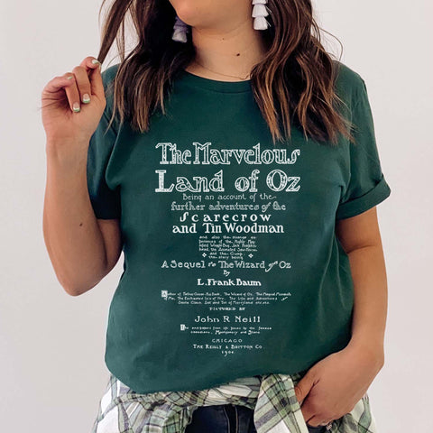 Wizard Of Oz First Page T-Shirt | Original Illustration