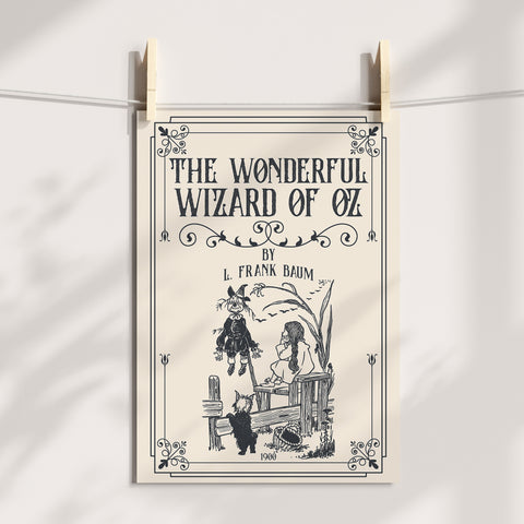 The Wonderful Wizard Of Oz print | Original Illustration poster