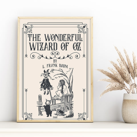 The Wonderful Wizard Of Oz print | Original Illustration poster