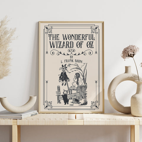 The Wonderful Wizard Of Oz print | Original Illustration poster