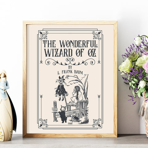 The Wonderful Wizard Of Oz print | Original Illustration poster